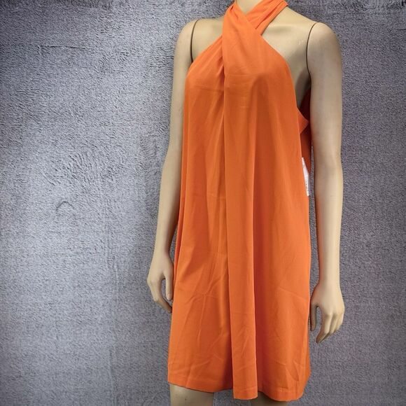 NWT- Bold Elements Womens Sleeveless Shift Dress Orange Size XL Retail $69 - Picture 5 of 13
